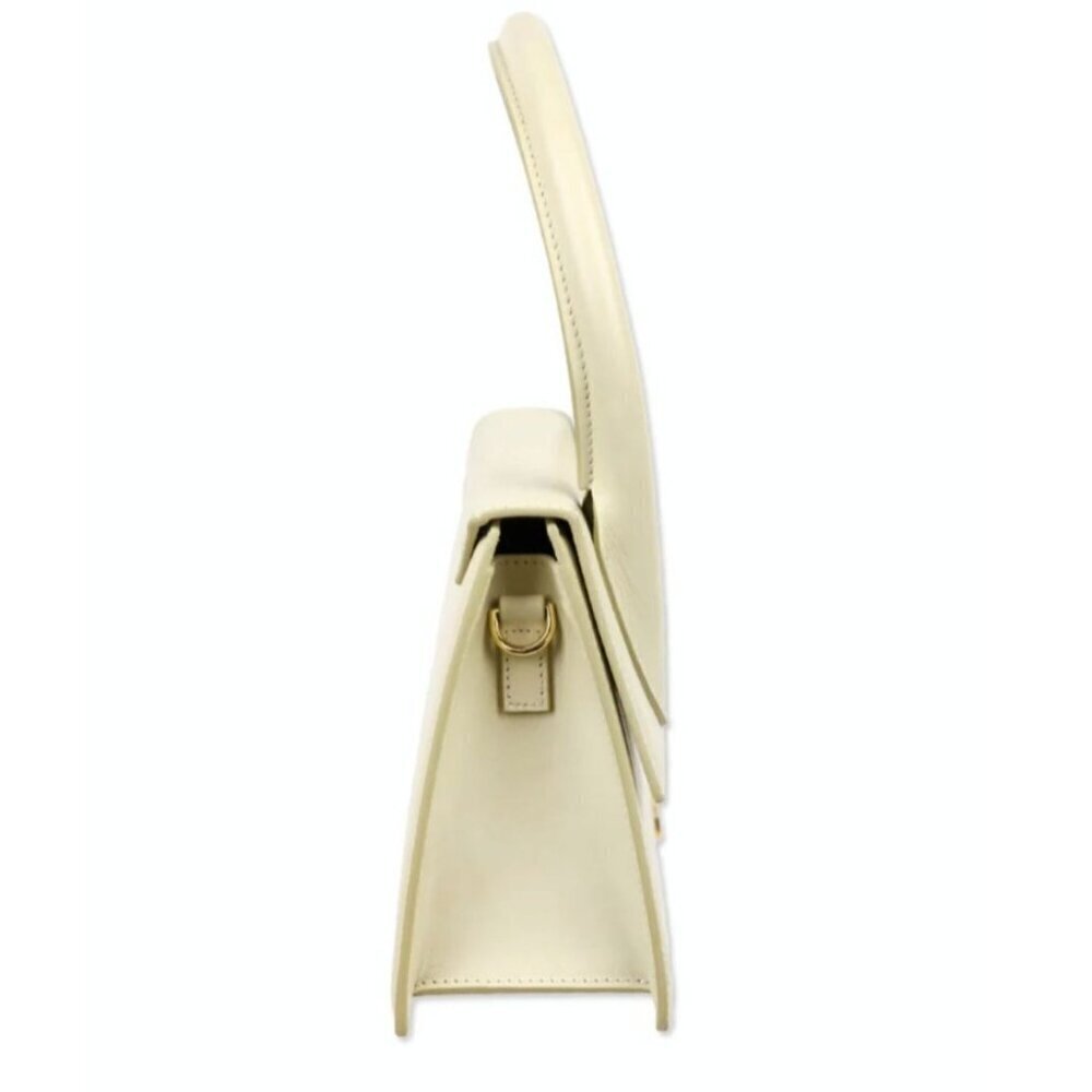 Jacquemus Le Grand Chiquito Top Handle Bag Crossbody Ivory Calf Leather Dust Bag - Picture 10 of 11